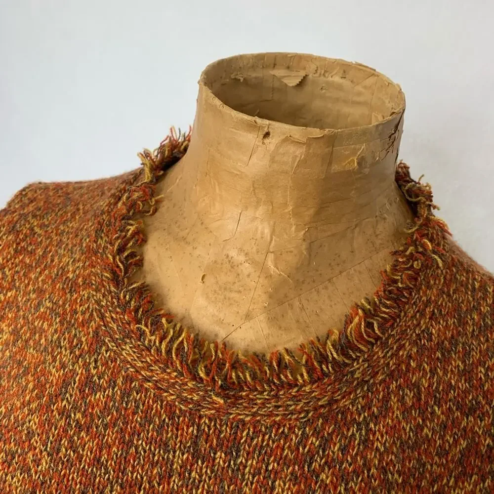 Earthbound Fringed Sweater Vest. Women's‎ Size L
